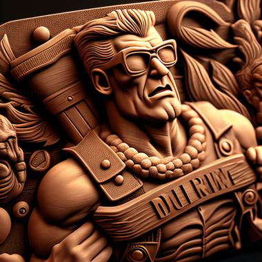 3D модель Святой Дюк Нюкем из Duke Nukem (STL)